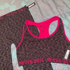 Leggings and sports bra set